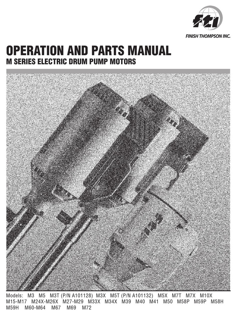 FTI M Series Operation and parts manual FTI M Series Operation and parts manual
