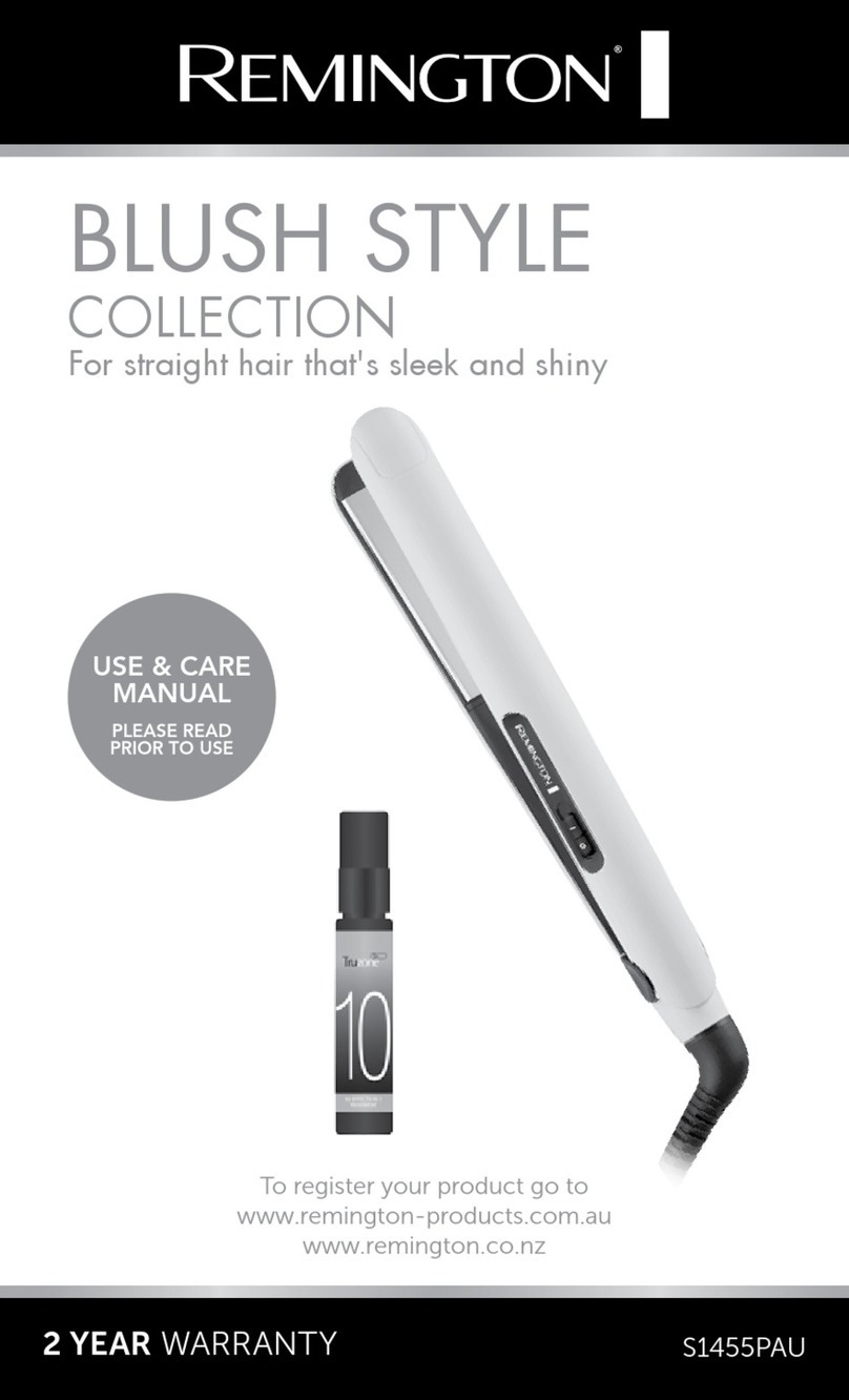 Remington BLUSH STYLE S1455PAU User manual