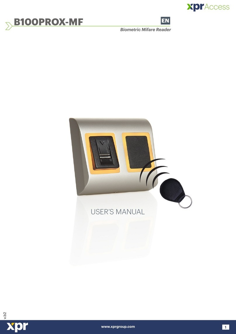 XPR Access B100PROX-MF user manual