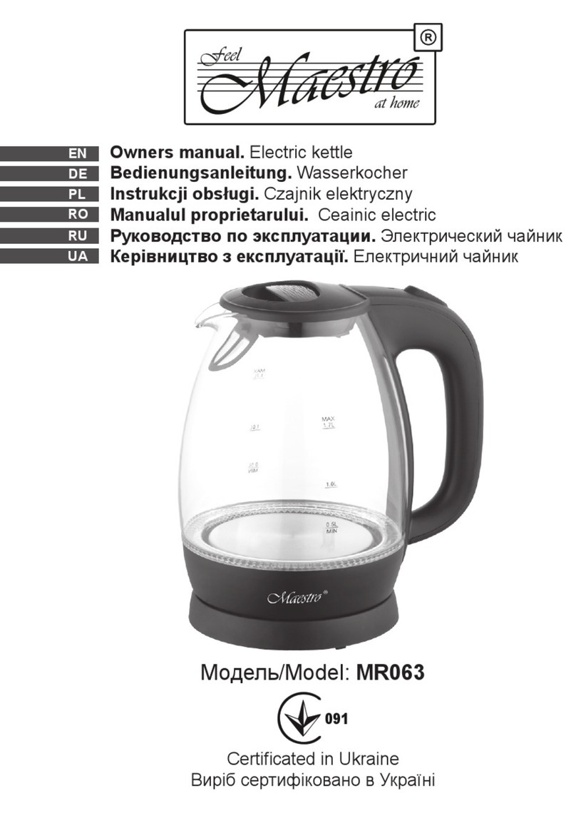 Maestro MR063 owner's manual