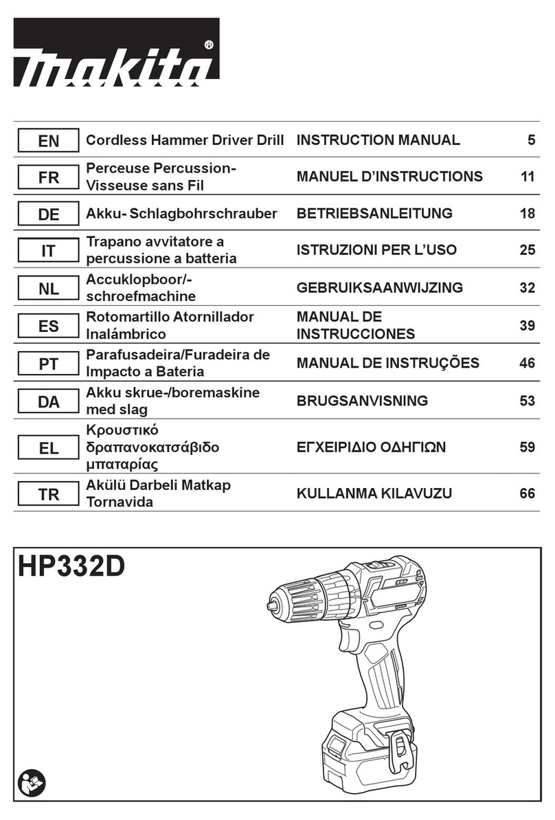 Makita HP332DZJ instruction manual