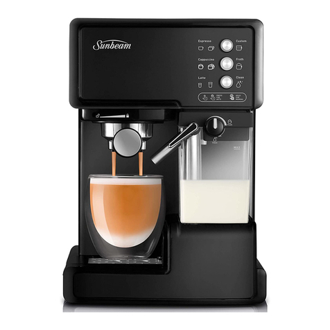 Sunbeam CAFE BARISTA EM5000K User manual