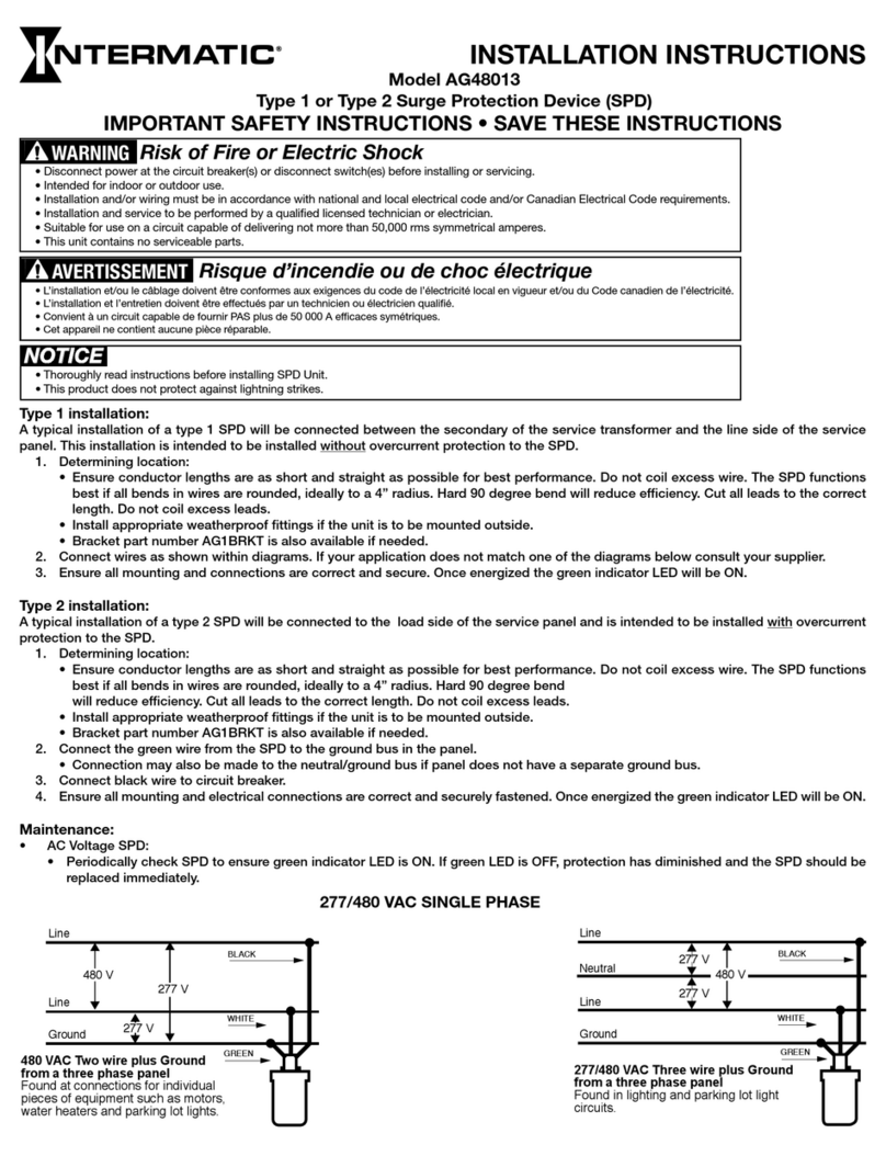 Intermatic AG48013 User manual