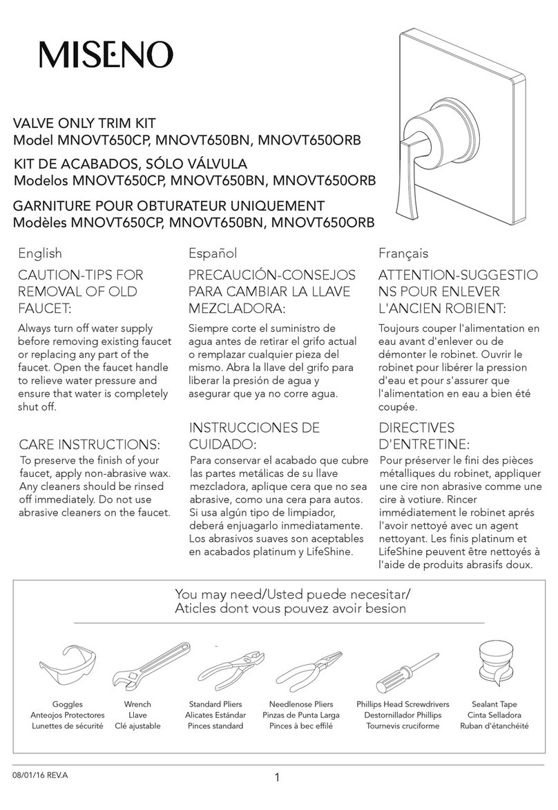 miseno MT650CP quick start guide