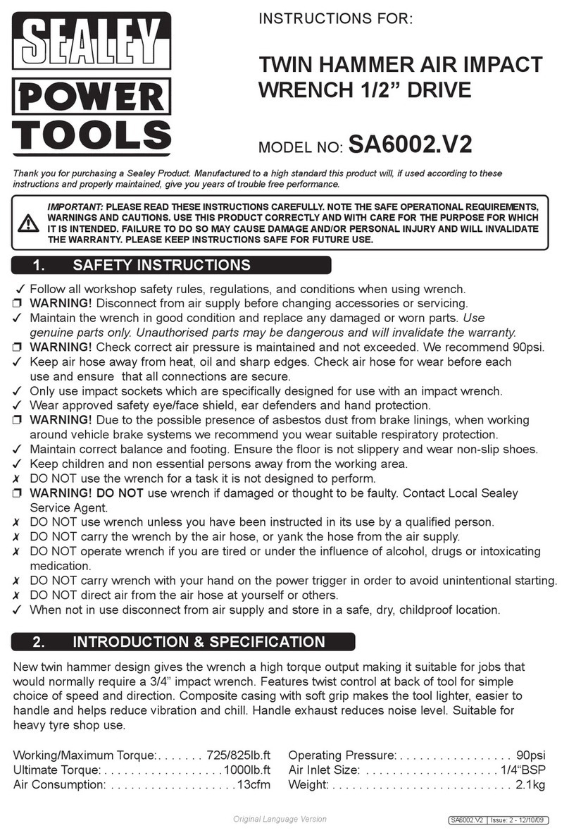 Sealey SA6002.V2 User manual