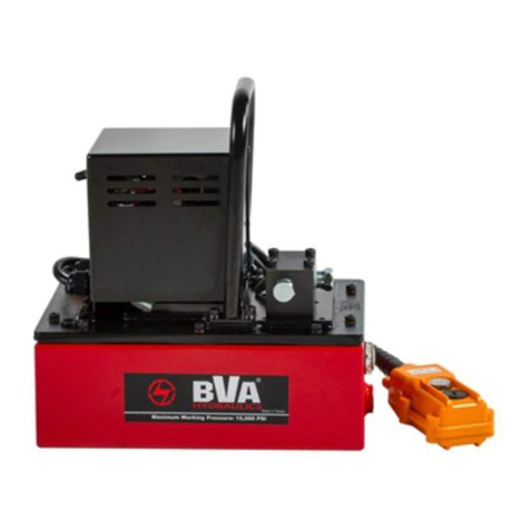 BVA Hydraulics PU20DMP01B instruction manual