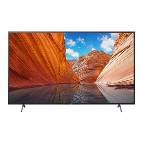 Sony BRAVIA KD-65X8 J Series User manual Sony BRAVIA KD-65X8 J Series User manual