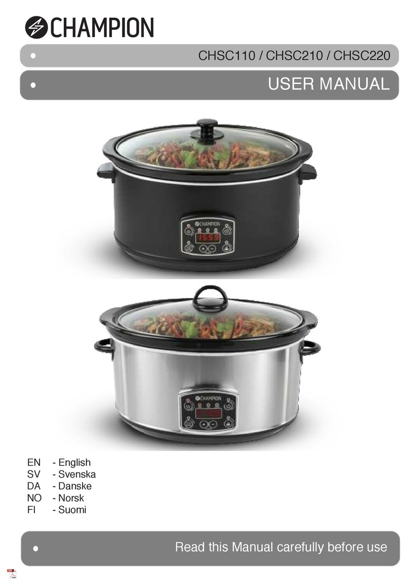 Champion CHSC220 user manual