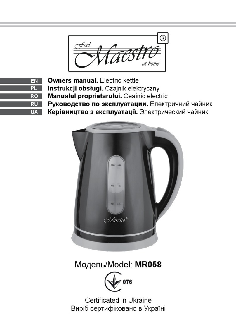 Maestro MR058 owner's manual