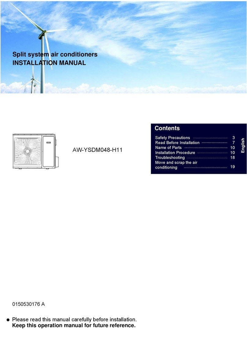 Airwell AW-YSDM048-H11 User manual