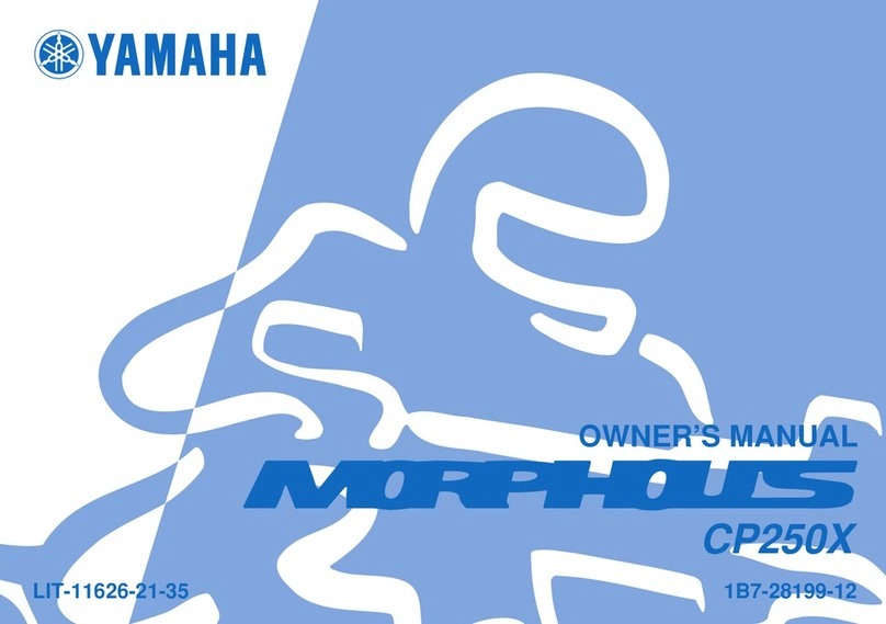 Yamaha MORPHOUS CP250X 2007 User manual