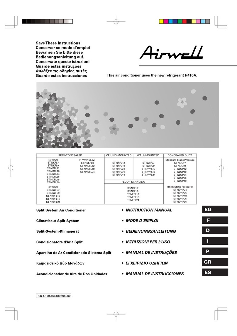 Airwell ST-NKFL7 User manual