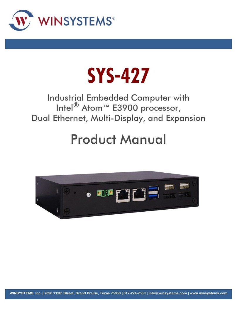 WinSystems SYS-427 product manual