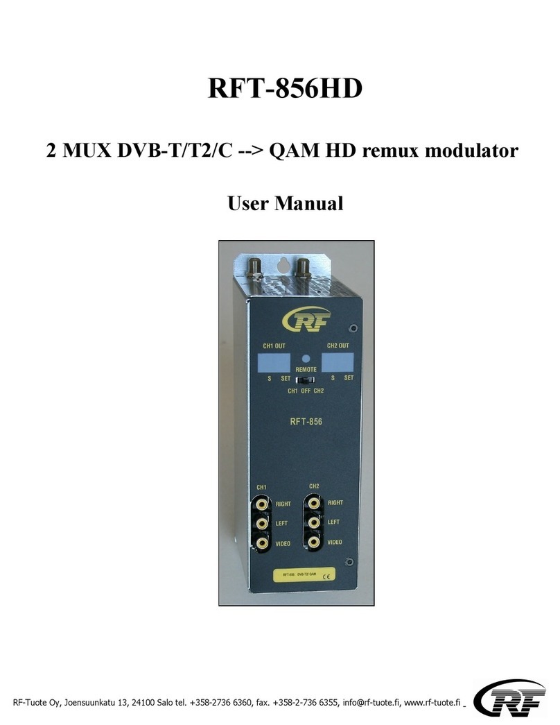 RF RFT-856HD user manual