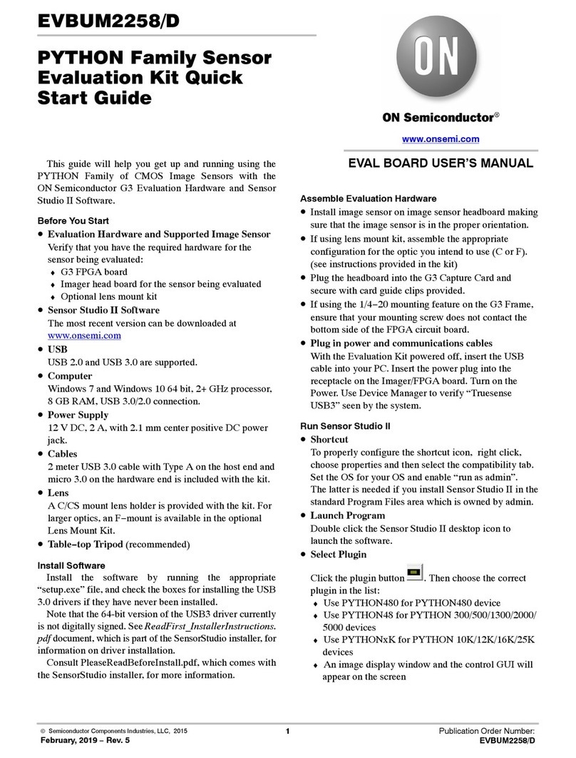 ON Semiconductor ADIS16360/PCBZ quick start guide