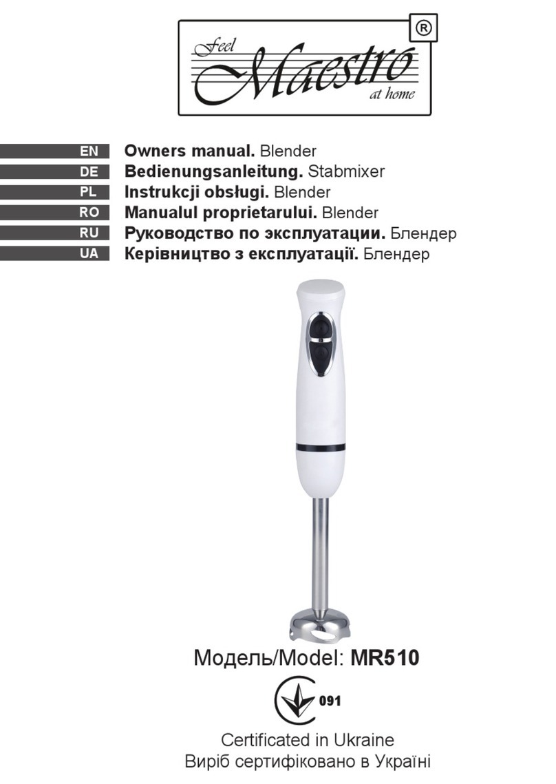 Maestro MR510 User manual