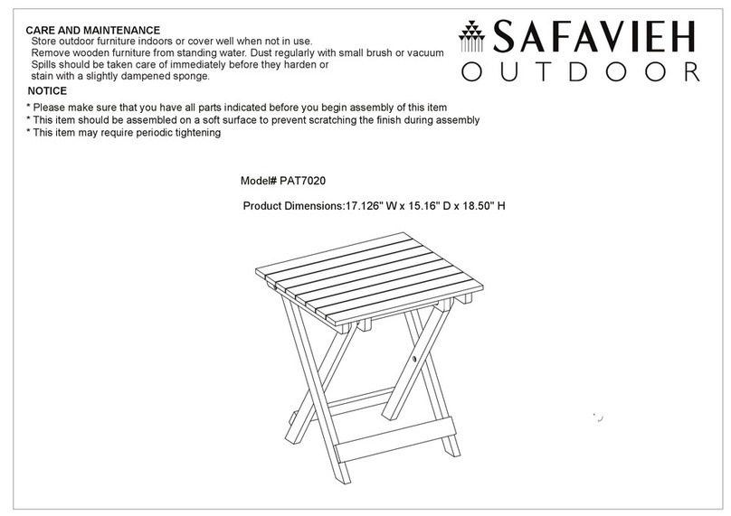 Safavieh PAT7020A User manual