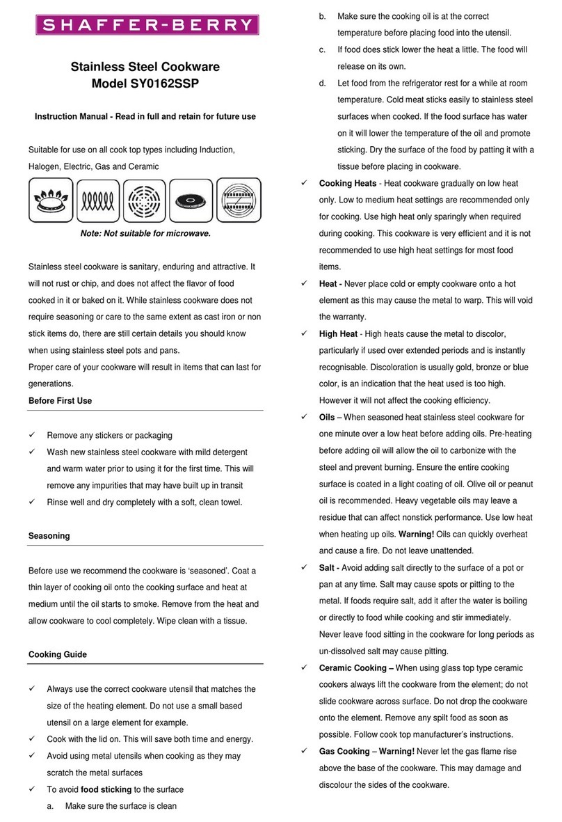 Shaffer-Berry SY0162SSP instruction manual