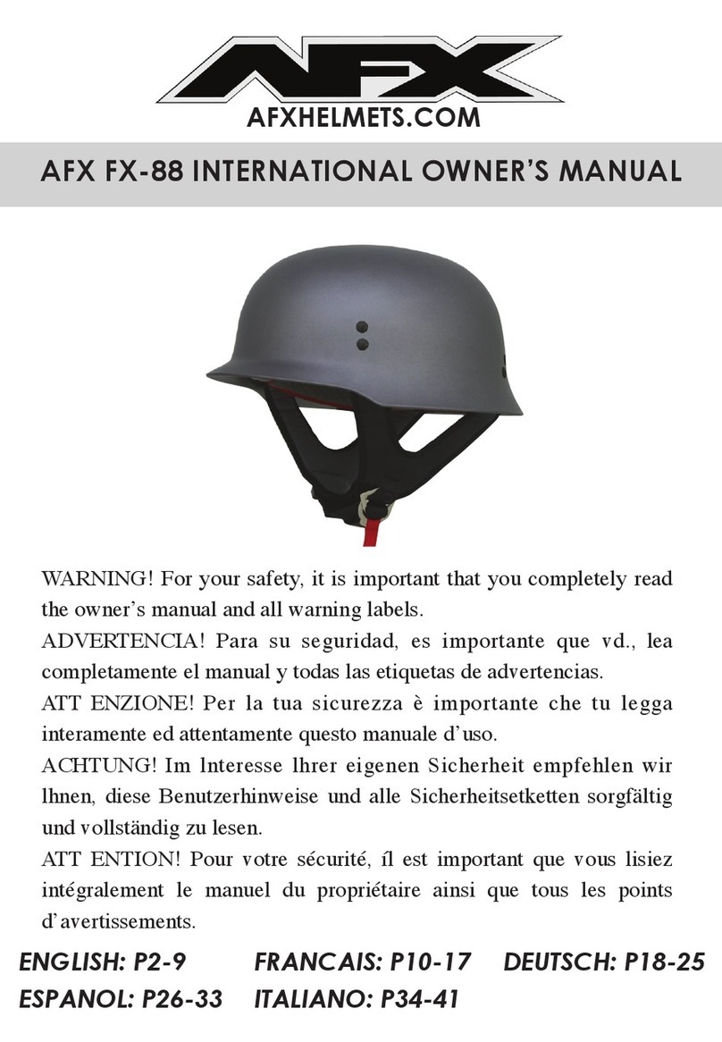 AFX FX-88 User manual