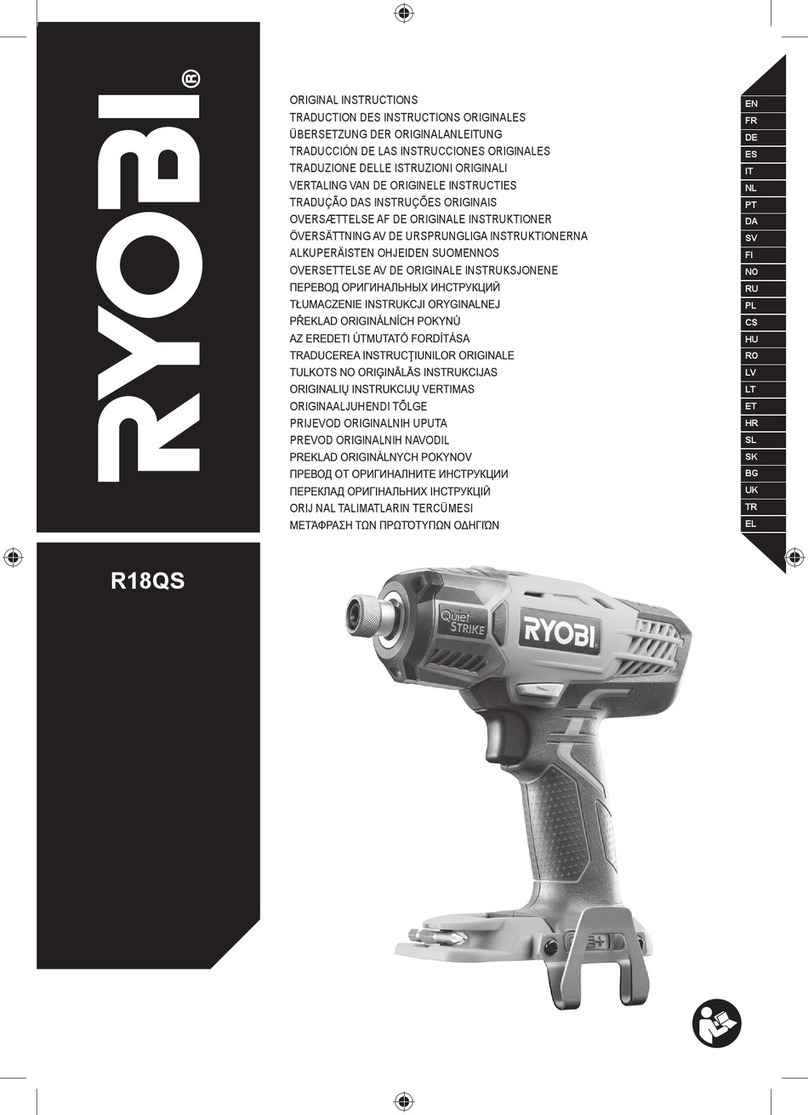 Ryobi R18QS Original instructions