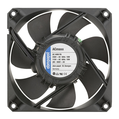 Ebmpapst A4D450-AU01-02 User manual