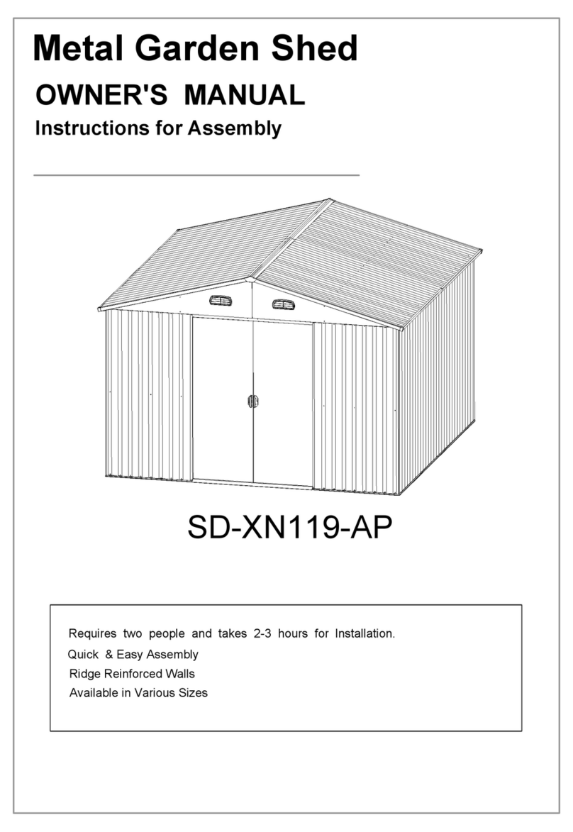 Sheds Direct Ireland SD-XN119-AP owner's manual