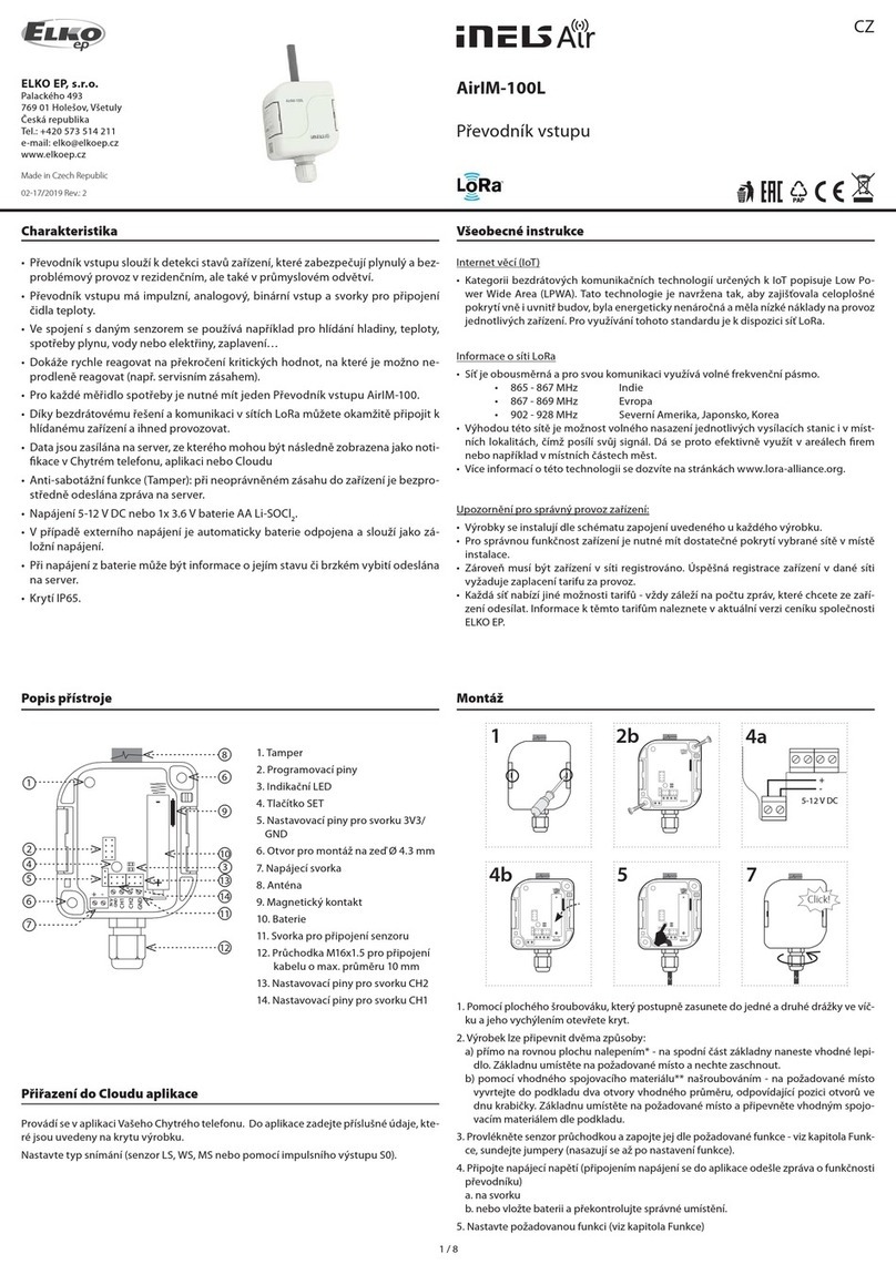 Elko Inels Air AirIM-100L manual
