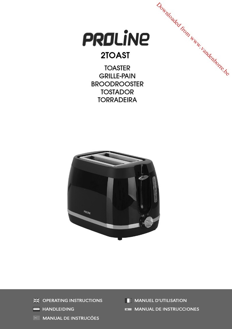 Proline 2TOAST operating instructions