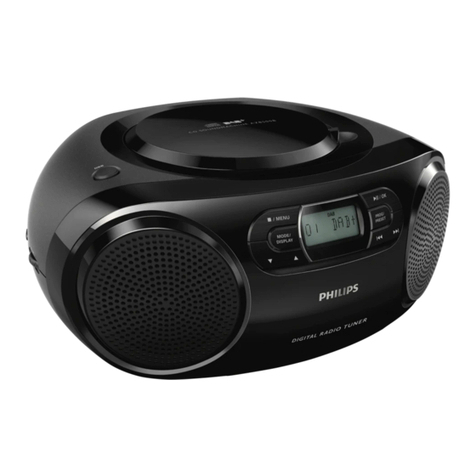 Philips Soundmachine AZB500/79 User manual