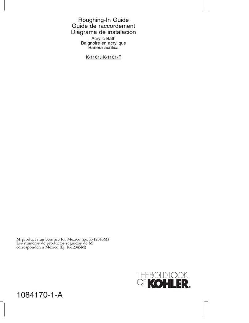 Kohler K-1161-F Quick start guide