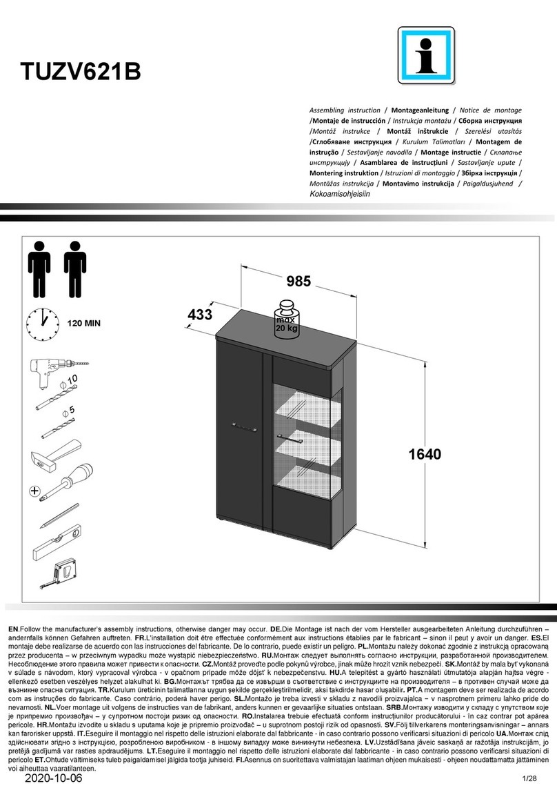 Emmezeta TUZV621B Assembling Instruction Emmezeta TUZV621B Assembling Instruction