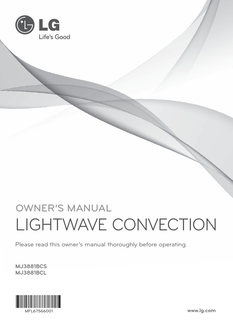 LG MJ3881BCS User manual
