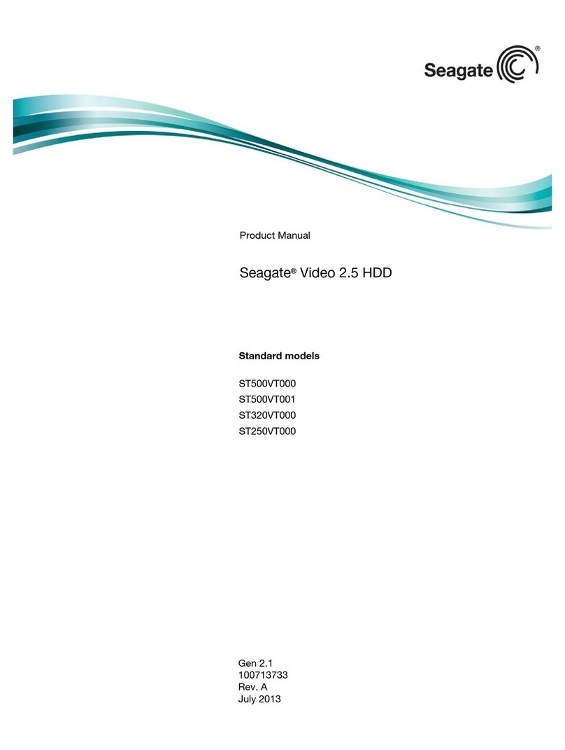 Seagate ST500VT001 User manual