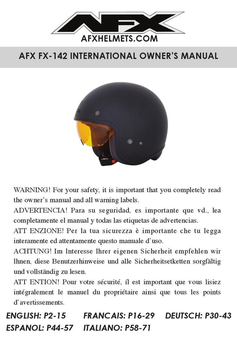 AFX FX-142 User manual