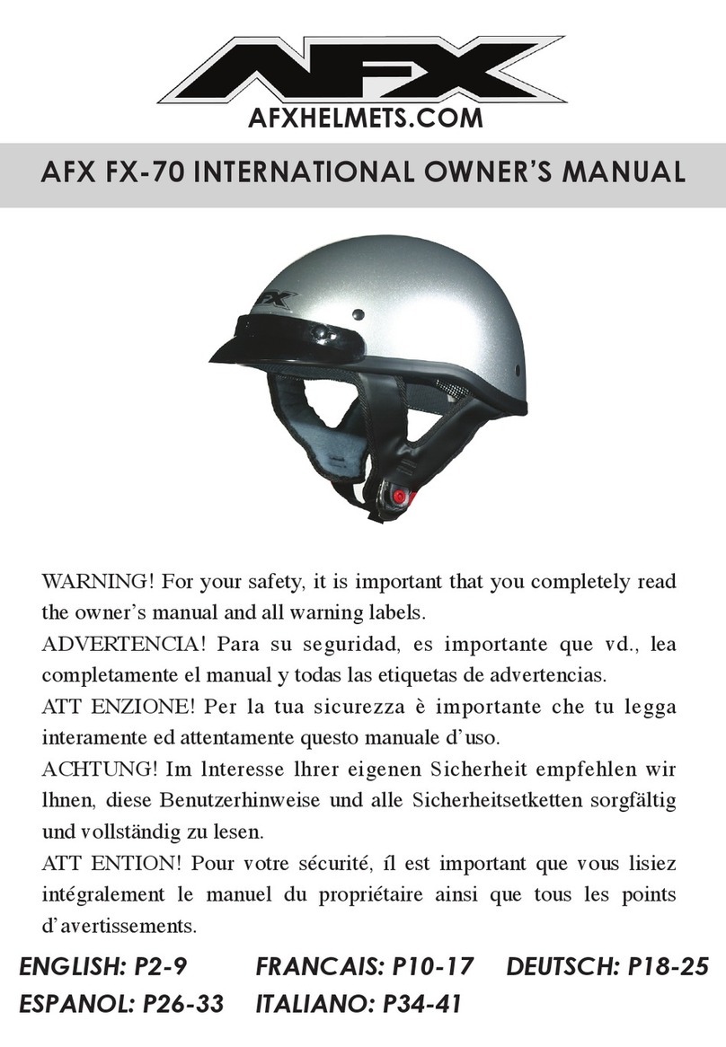 AFX FX-70 User manual