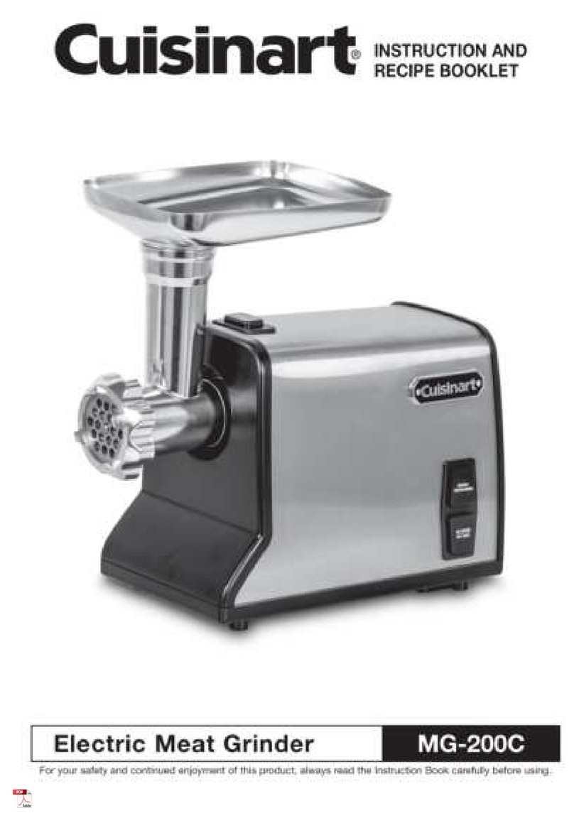 Cuisinart MG-200C Service manual
