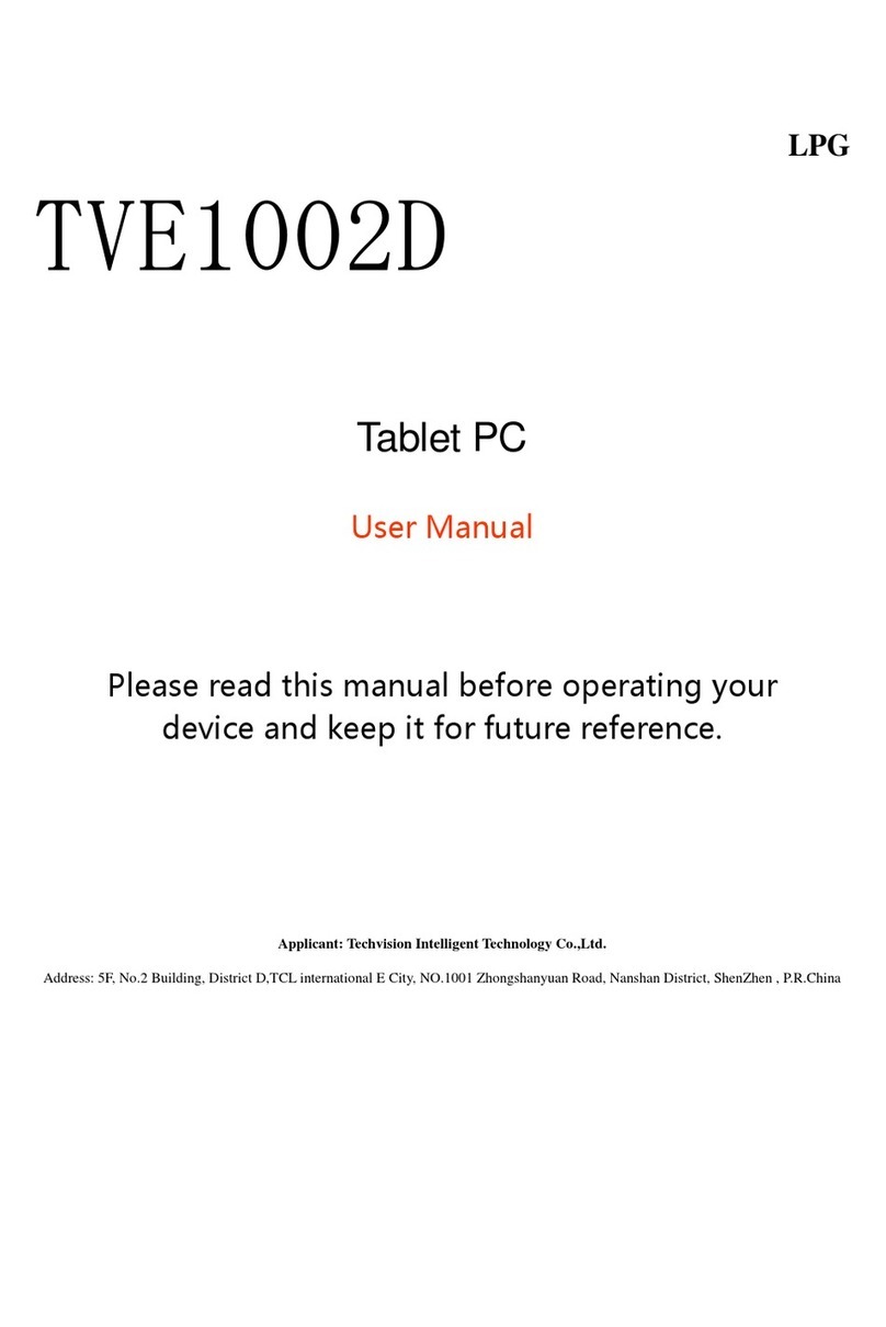 TechVision TVE1002D user manual