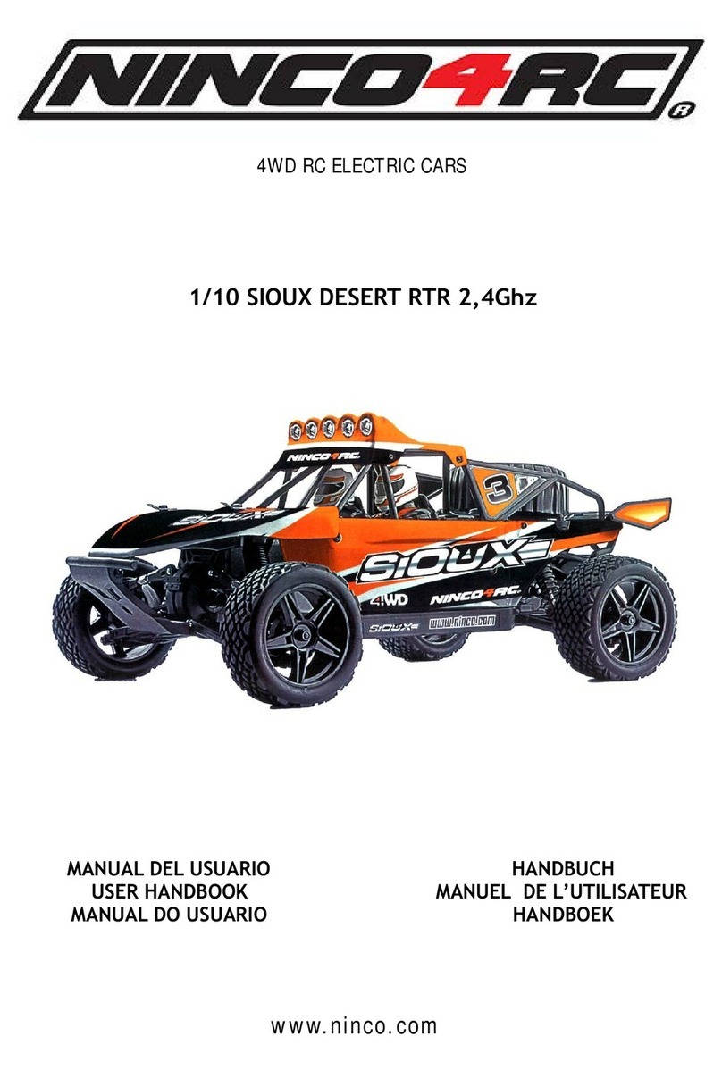 ninco4rc 1/10 SIOUX DESERT RTR 2,4Ghz Instruction Manual ninco4rc 1/10 SIOUX DESERT RTR 2,4Ghz Instruction Manual