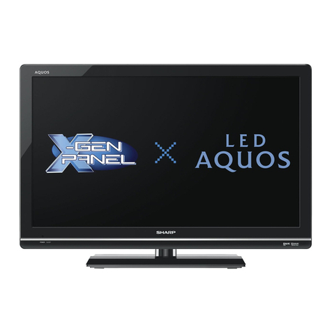 Sharp LED AQUOS LC-26LX430H User manual