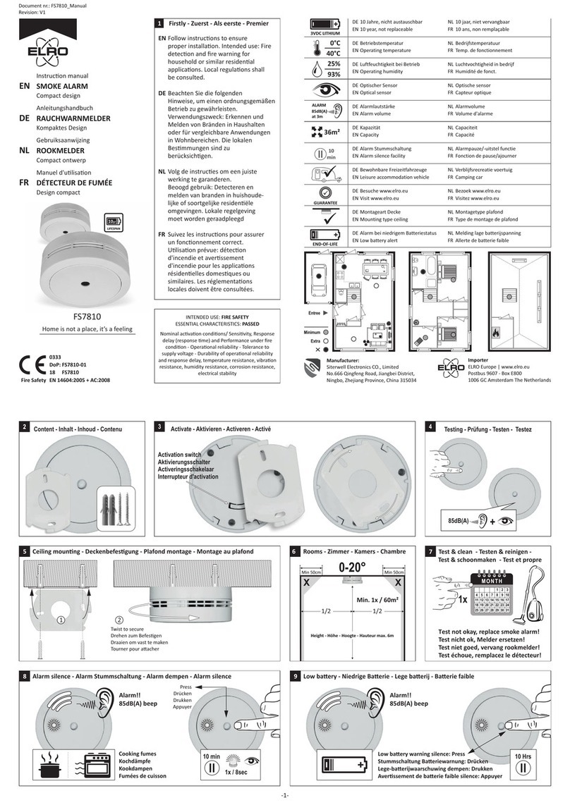 ELRO FS7810 instruction manual