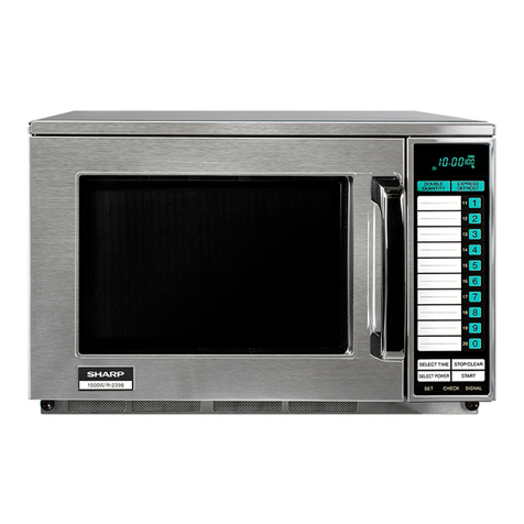 Sharp R2398JA Use and care manual