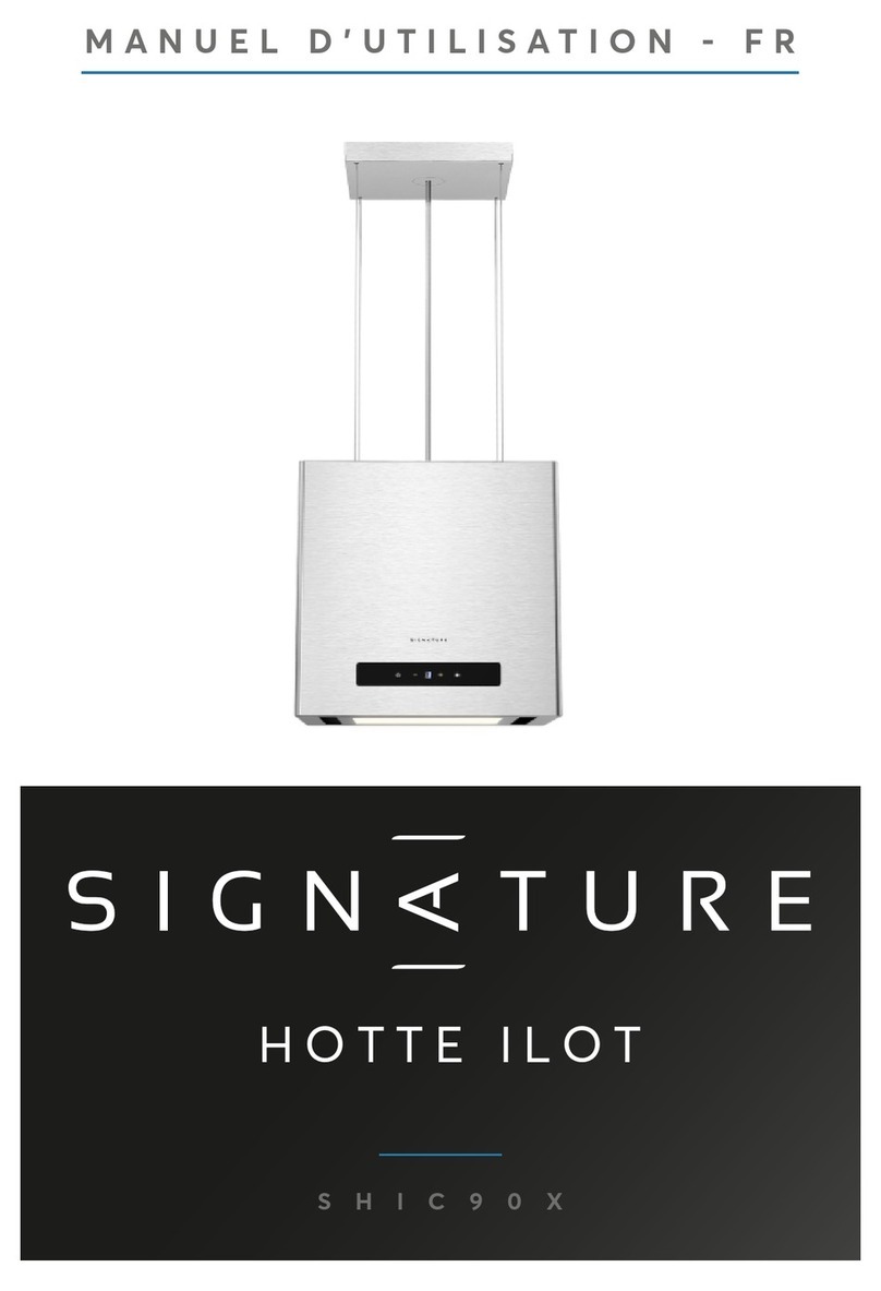 Signature SHIC90X Instructions for use