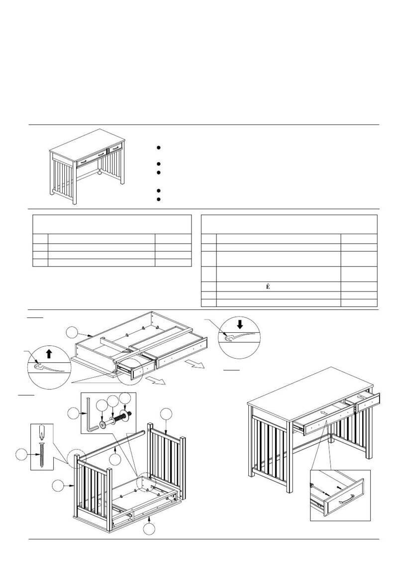 Homelegance 196H4522 3 Series Assembly instruction Homelegance 196H4522 3 Series Assembly instruction