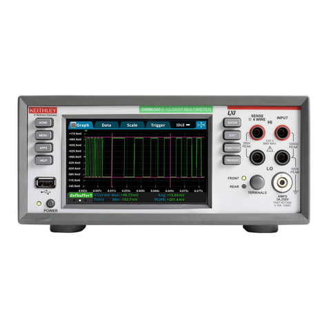 Keithley DMM6500 User manual