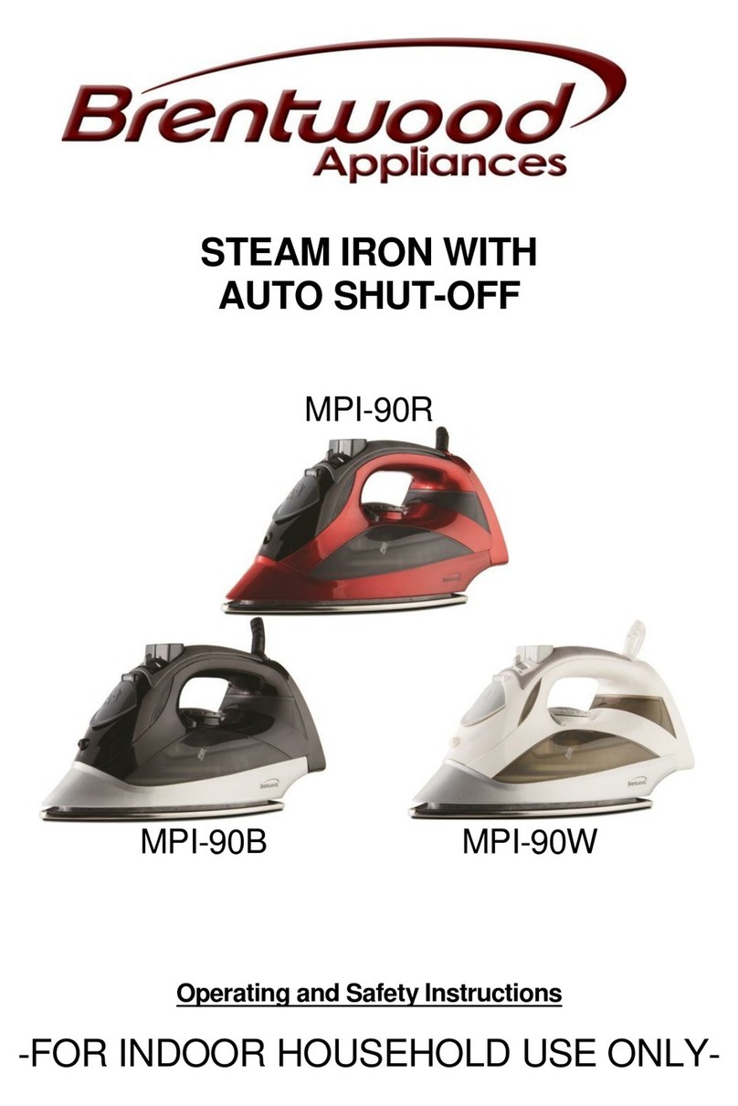 Brentwood Appliances MPI-90R Operating and safety instructions