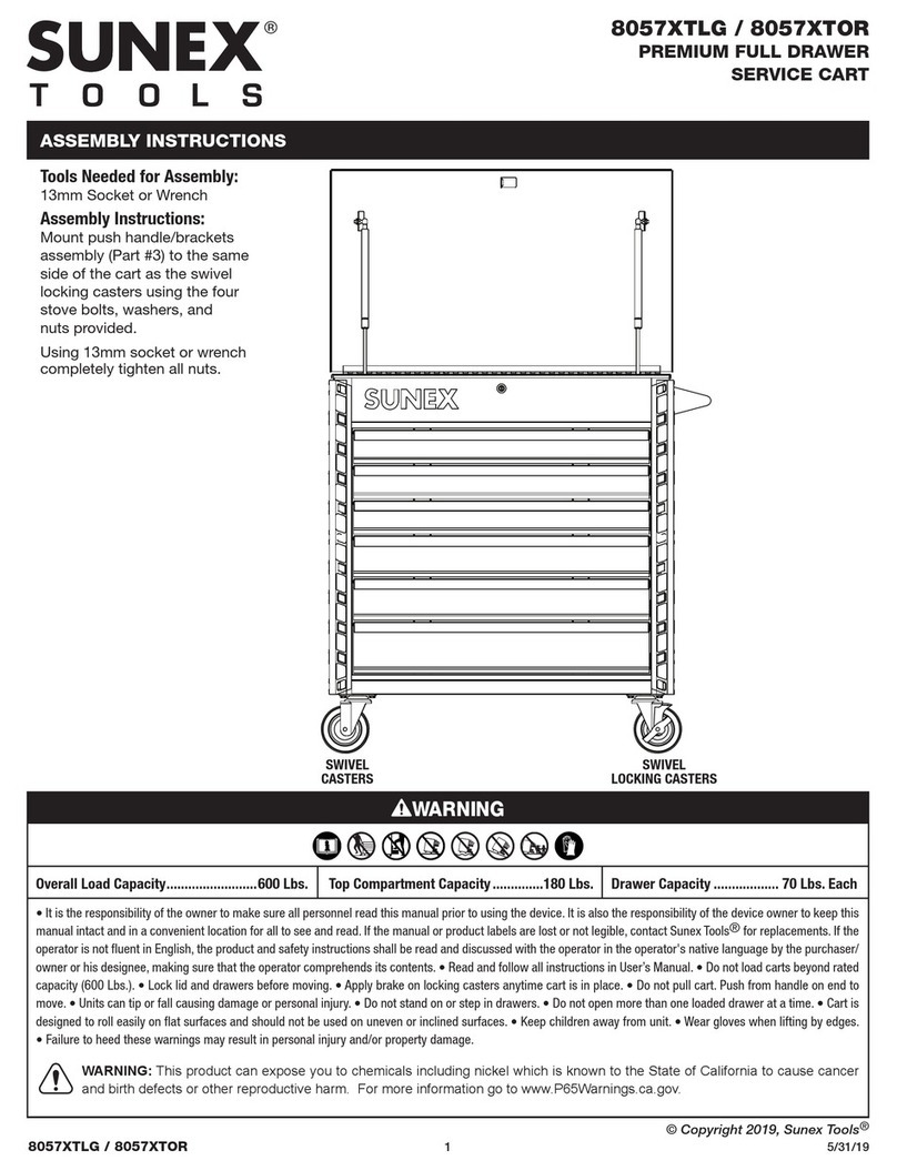 Sunex Tools 8057XTLG Assembly instructions