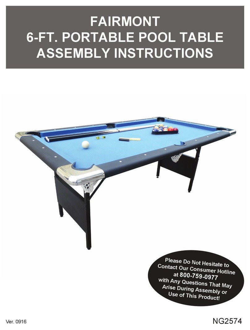 Carmelli FAIRMONT NG2574 Assembly instructions