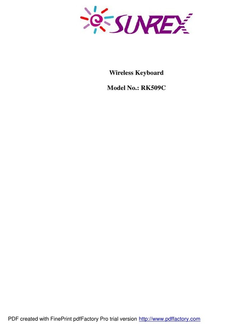 Sunrex RK509C user manual