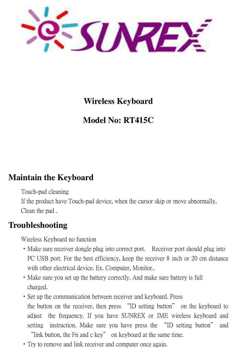 Sunrex RT415C user manual