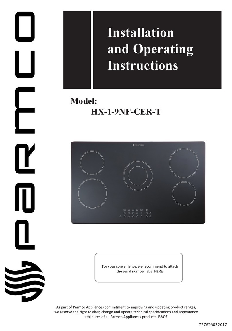 Parmco HX-1-9NF-CER-T User manual
